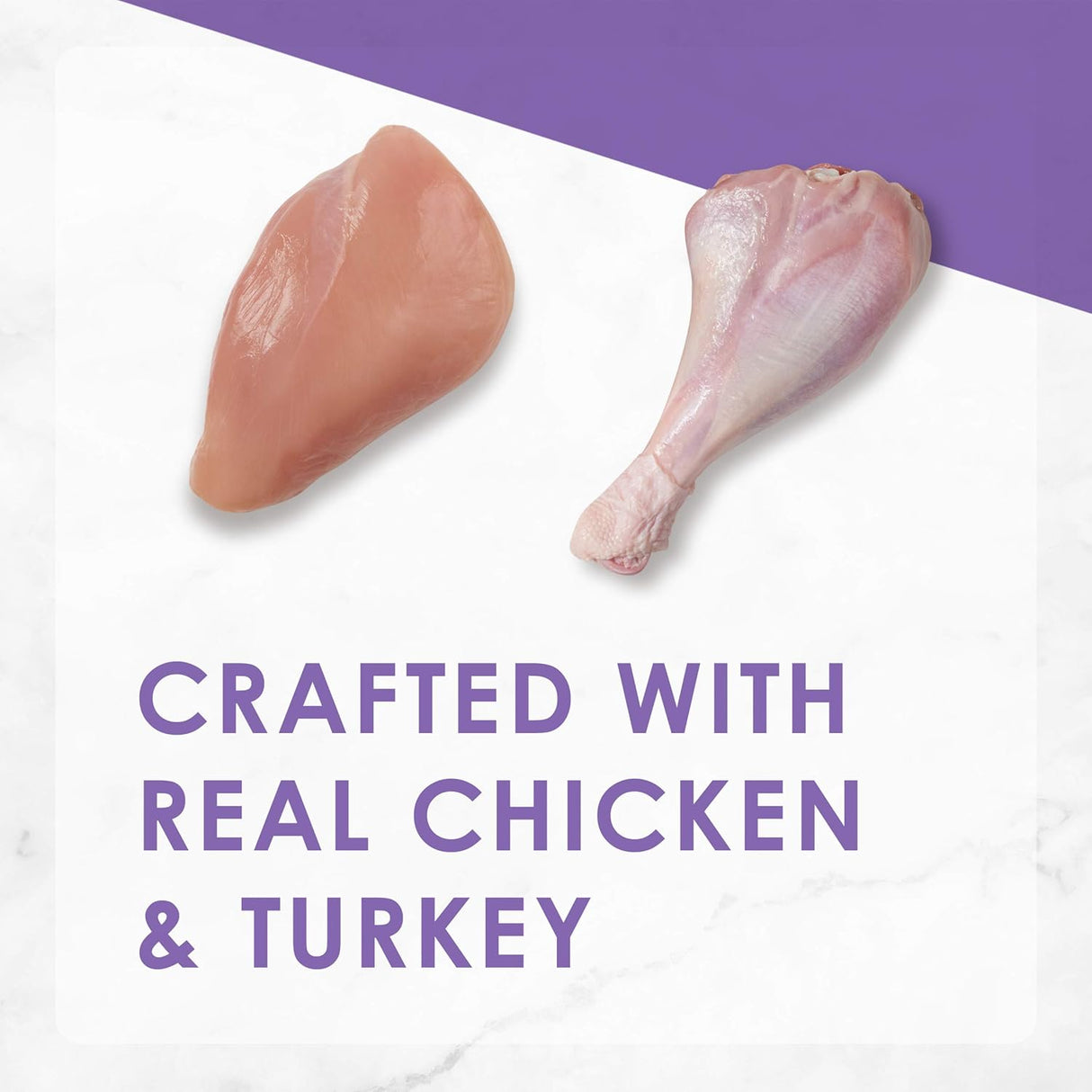 Alimento seco para gatos con pollo salado y pavo de 7 libras