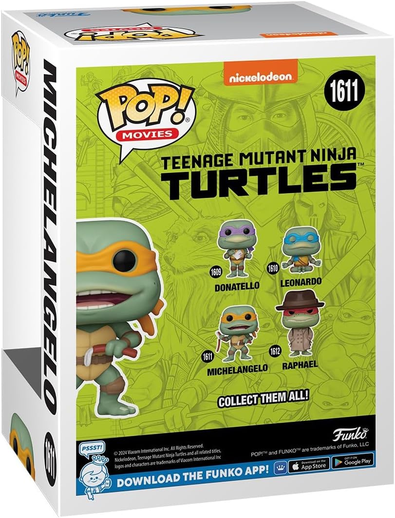Funko Pop! Películas: Tortugas Ninja - Michelangelo Coleccionable
