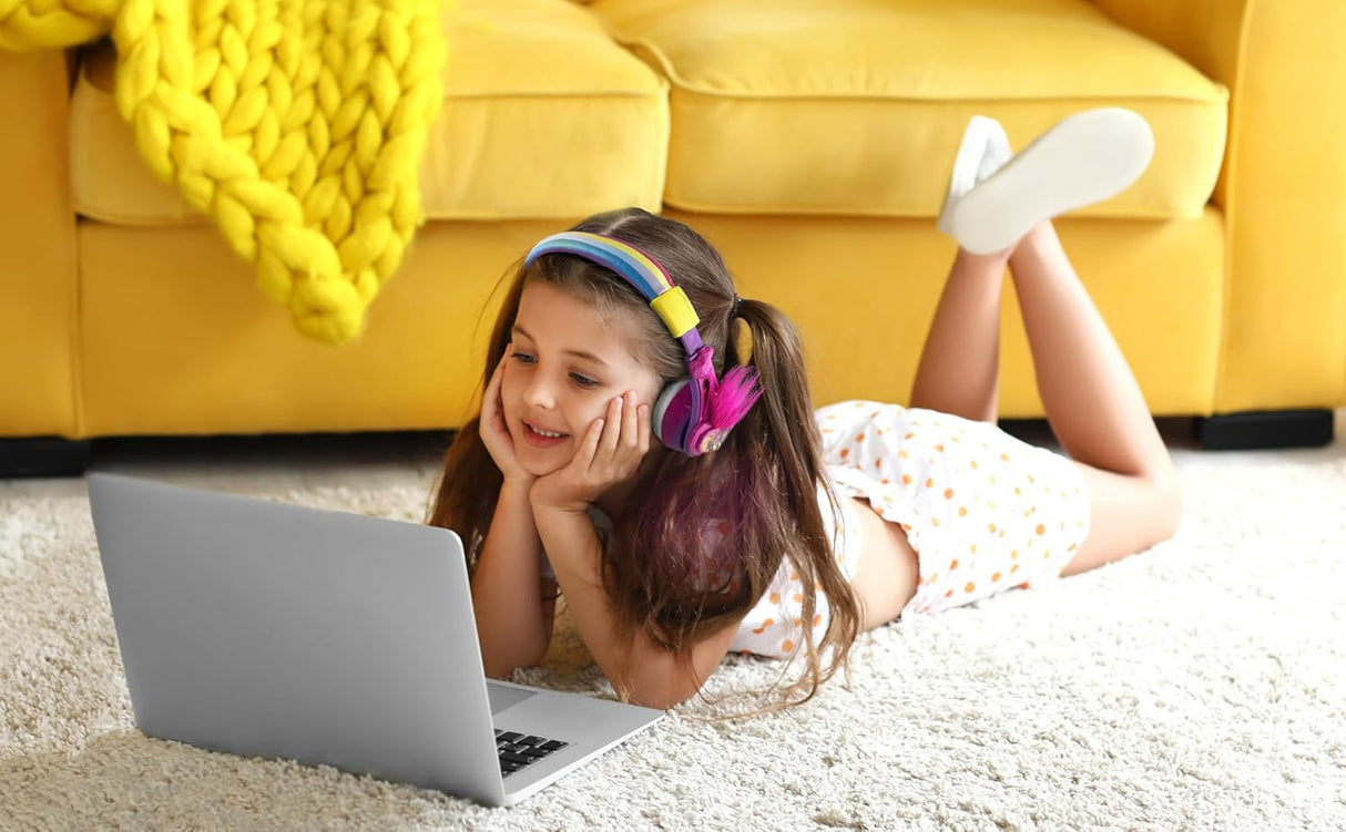 Auriculares Bluetooth eKids Trolls, Plegables y Con Micrófono