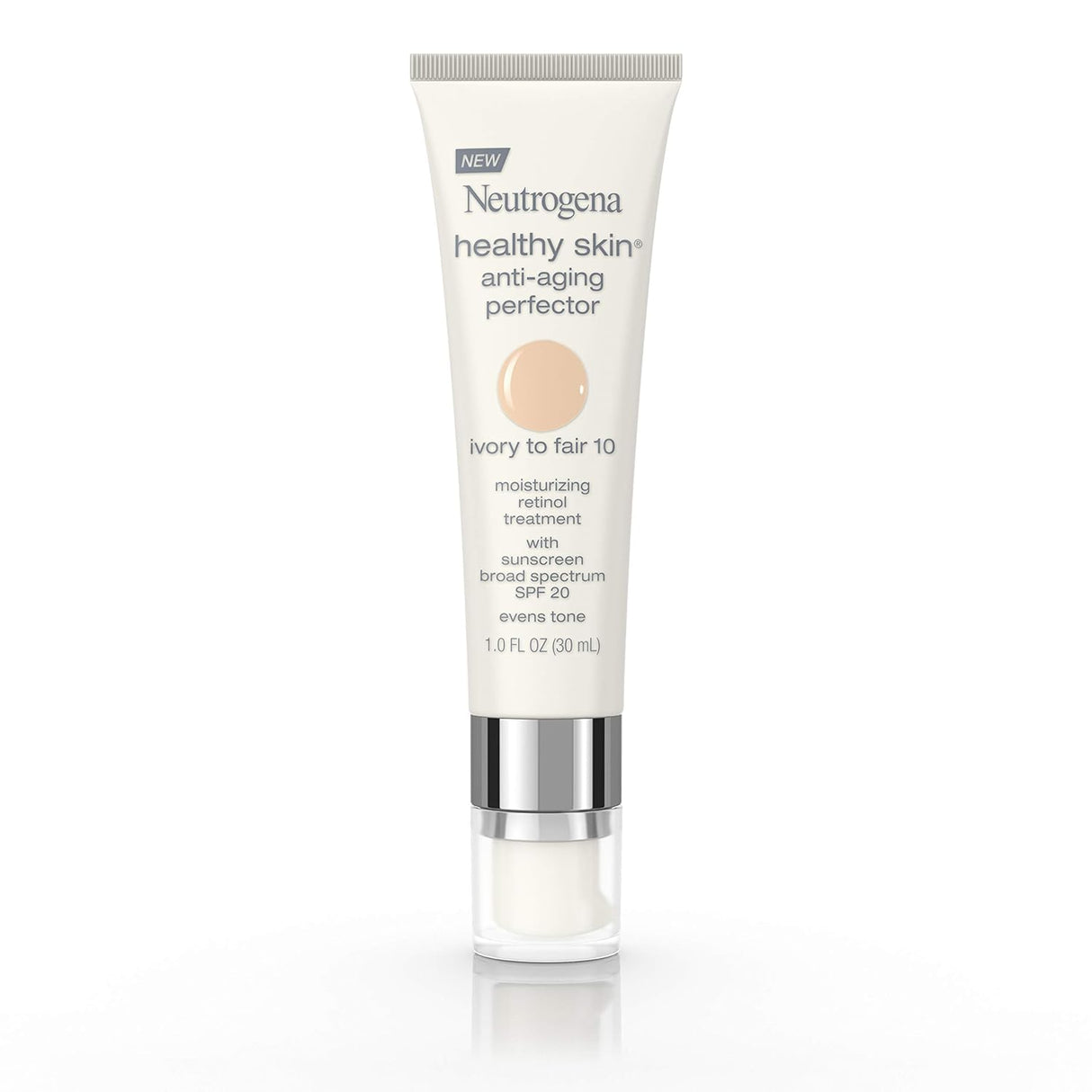 Crema hidratante facial con tinte y retinol SPF 20