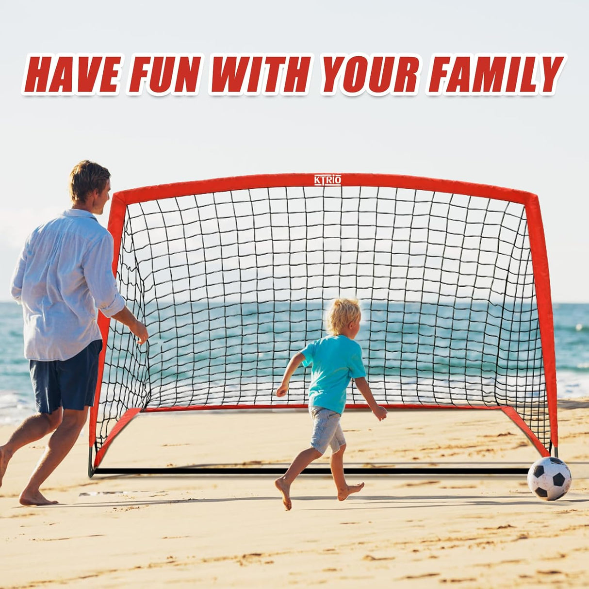 KTRIO Red de fútbol para portería de fútbol
