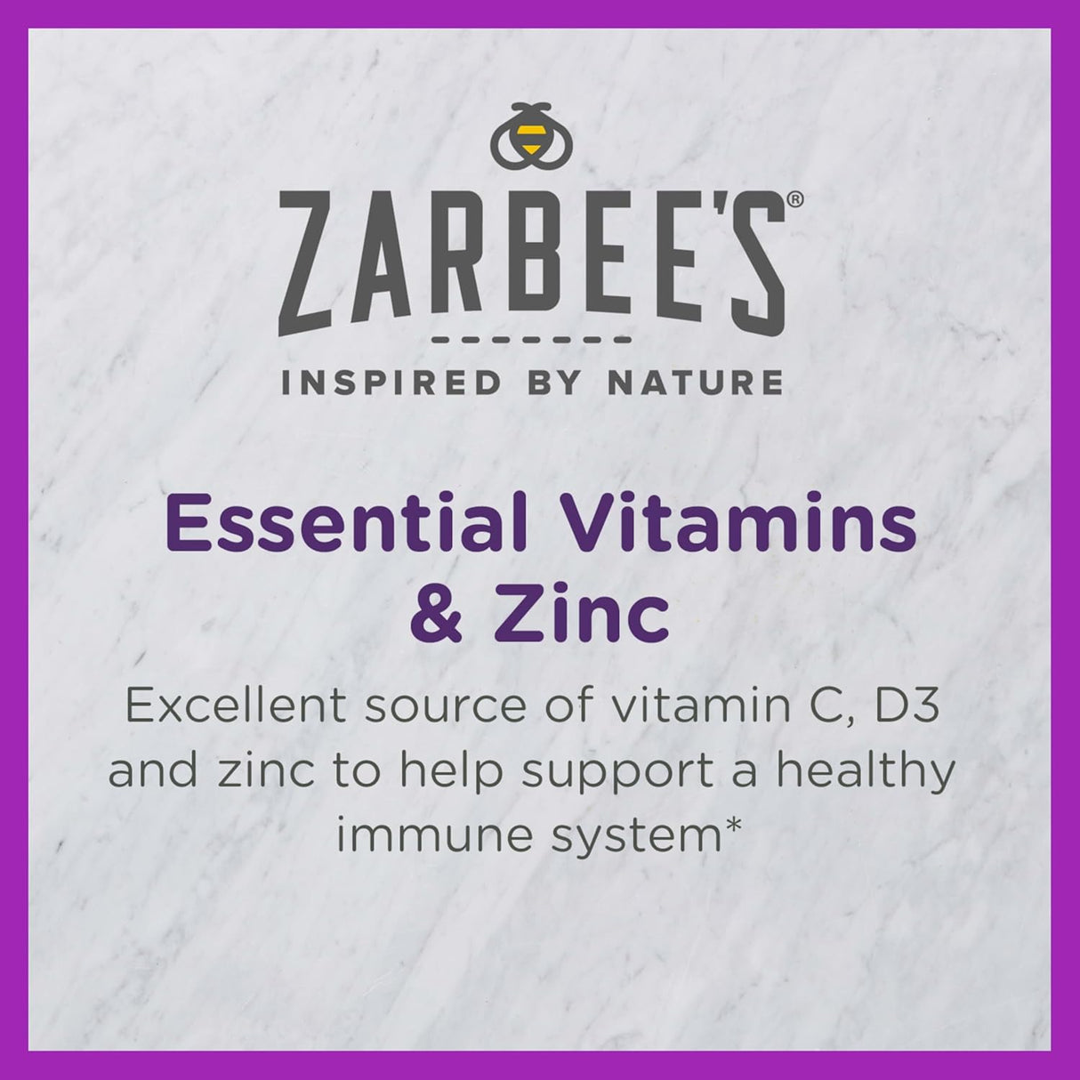 Zarbee's Apoyo Inmunológico Niños, Vitaminas C, D y Zinc, 28 Tabletas