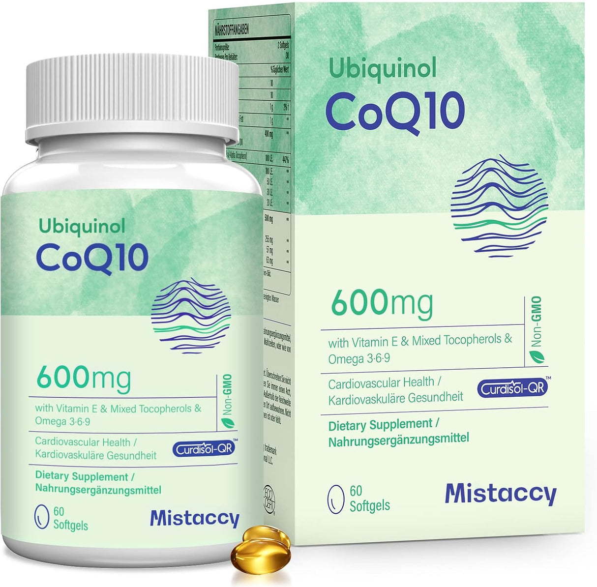 Suplementos Alimenticios de CoQ10 de alta absorción