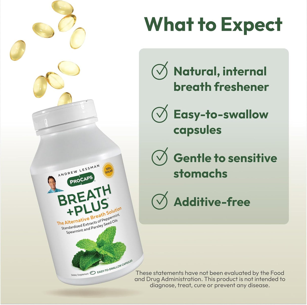 Breath Plus Andrew Lessman - Aliento Natural 60 Softgels