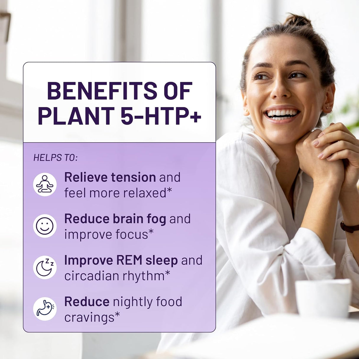 Suplemento 5 HTP+ Cofactor, Salud Mental y Sueño, 120 Caps