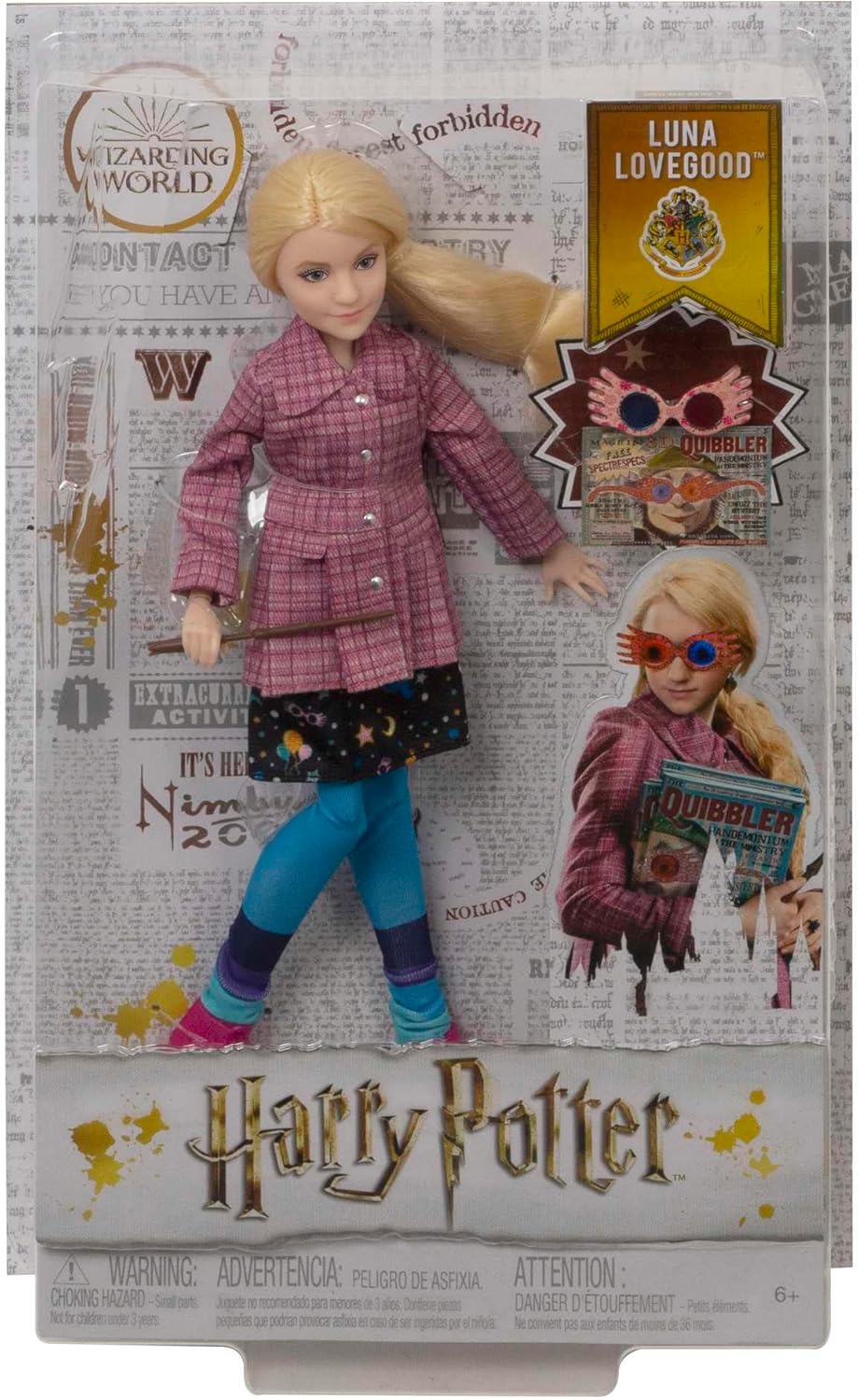Muñeca Luna Lovegood, Mattel, Accesorios y Quibbler, Colección