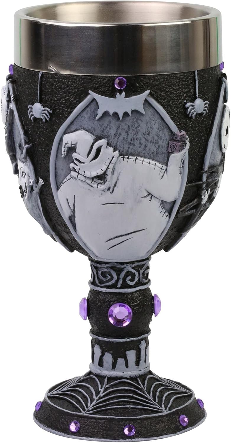 Copa decorativa de personajes, Enesco, 7.09 pulgadas, The Nightmare Before Christmas