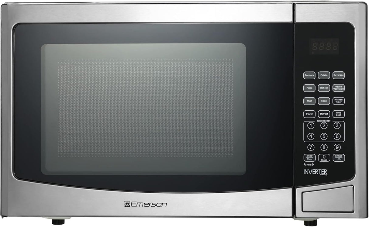 Horno Microondas Emerson MWI1212SS, 1000W, 1.2 Cu. Ft.