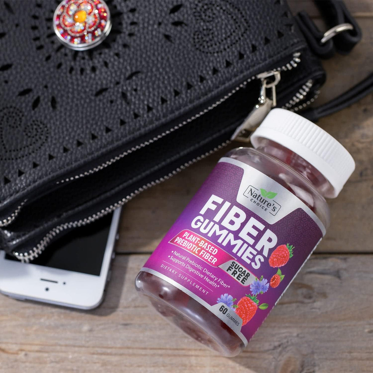 Suplemento diario de fibra prebiótica y apoyo para la salud