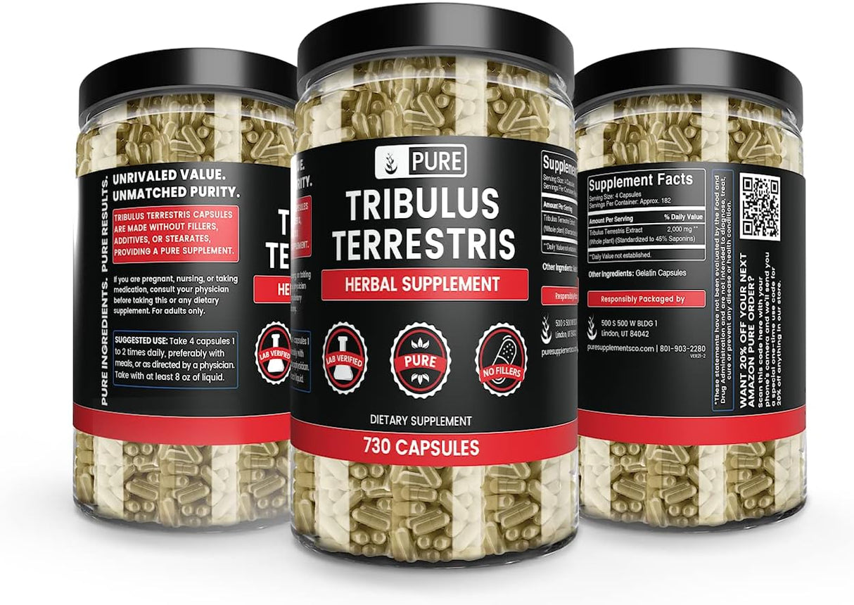 Suplemento Pure Original Ingredients Tribulus Terrestris