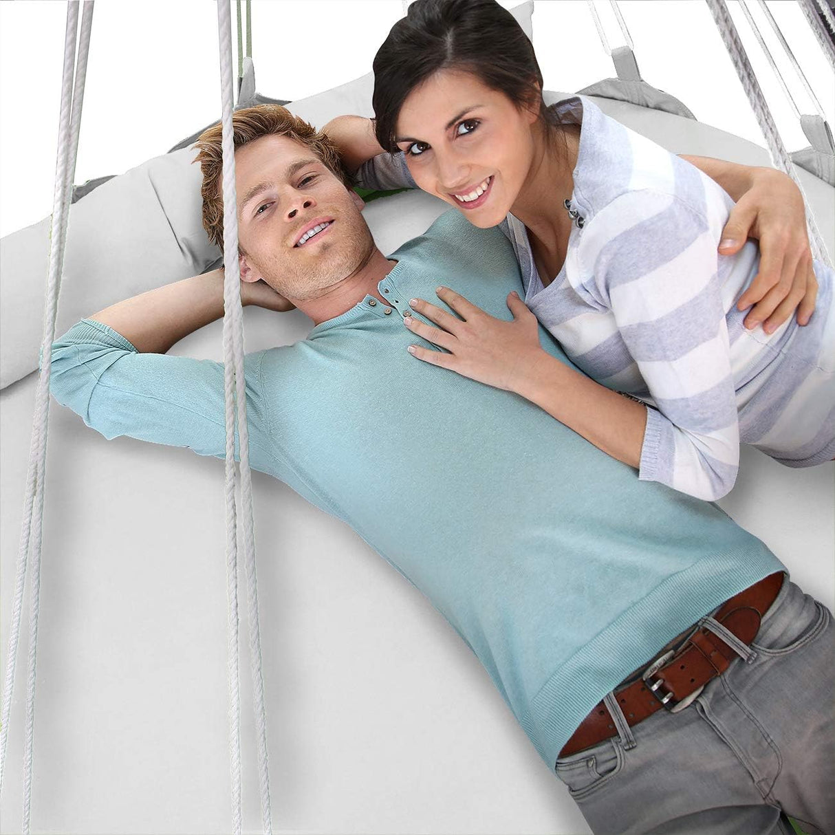 Hamaca Colgante Sorbus 56 - Doble, Resistente, Fácil Montaje