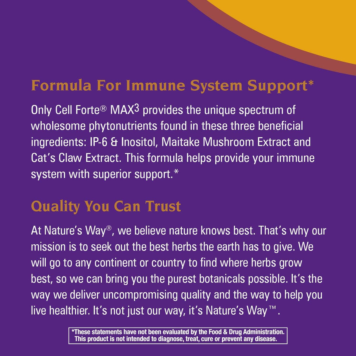 Suplemento Cell Forté MAX3 IP-6 e inositol con maitake