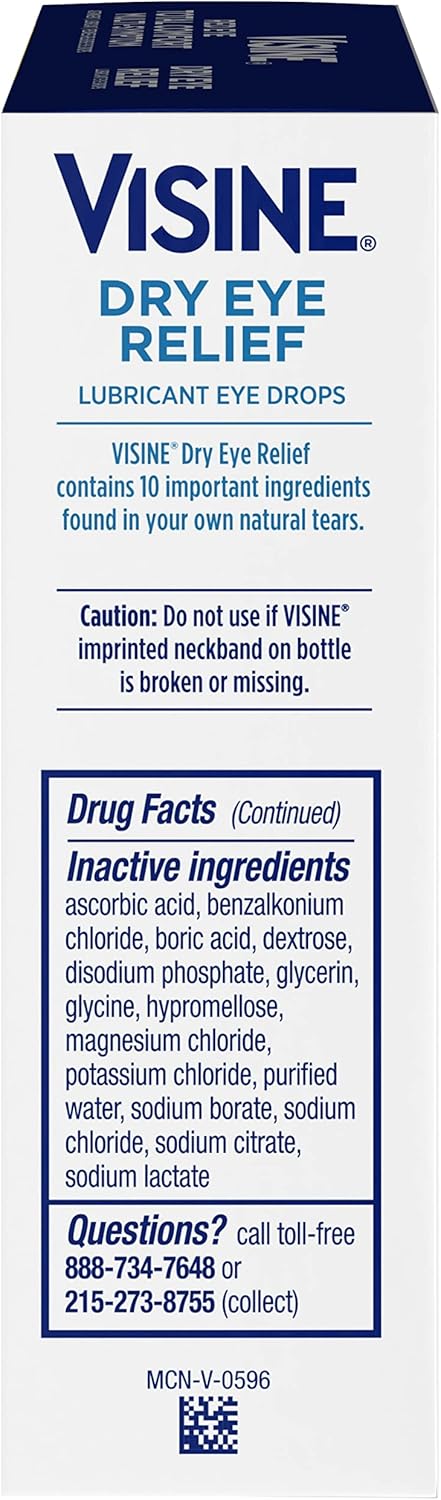 Suplemento Eye Relief Lubricante Gotas para los ojo 2 pack