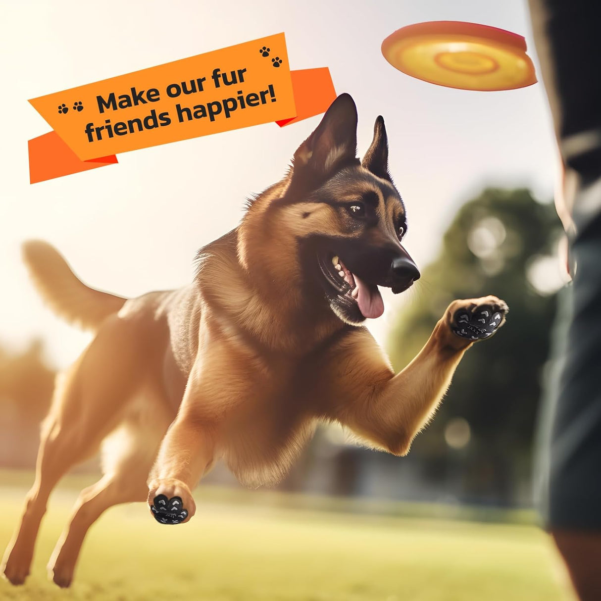 Protector Antideslizante para Patas de Perro, M (11-20lbs)