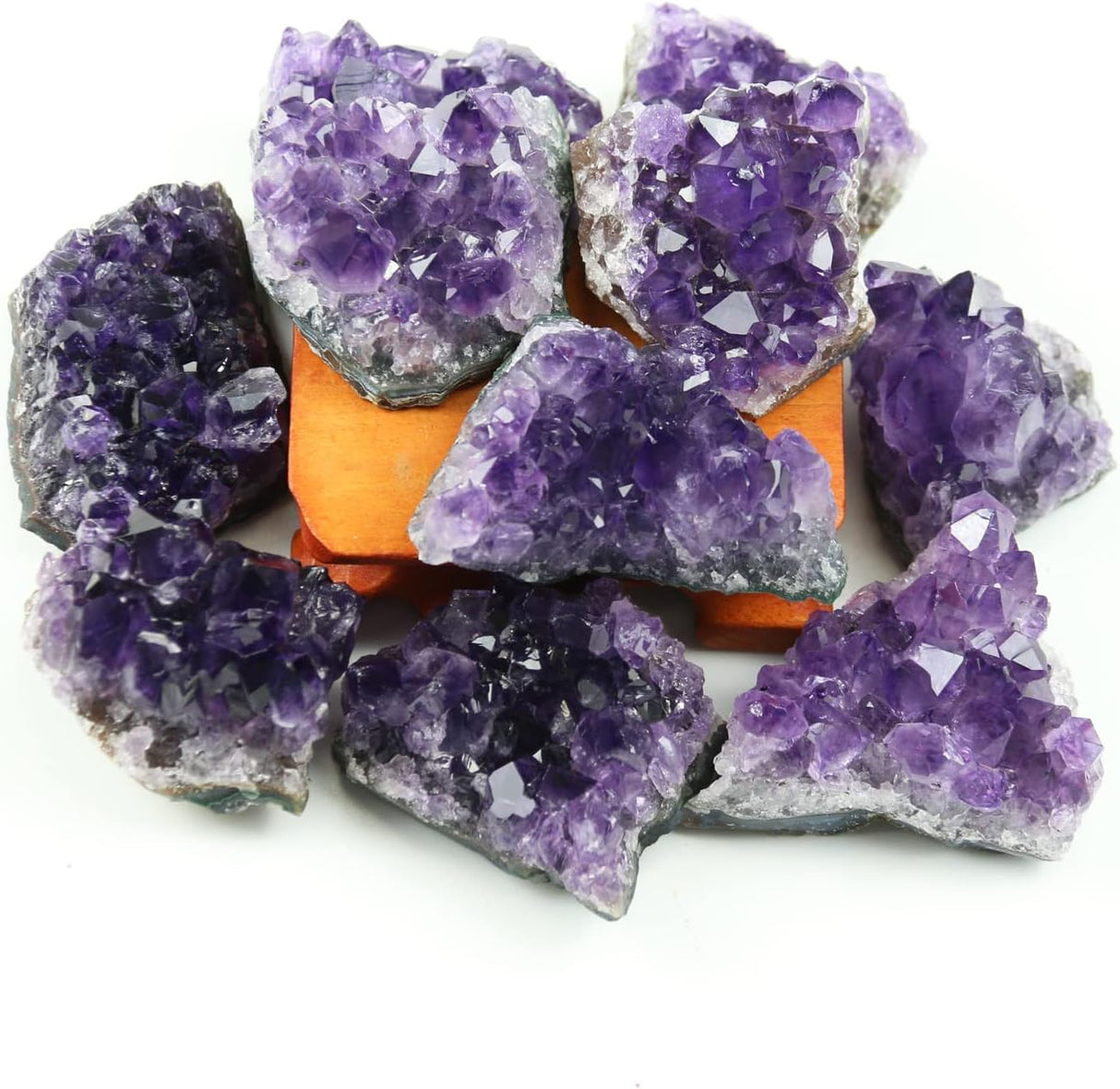 Nvzi Cristales de amatista, racimo de amatista, racimos