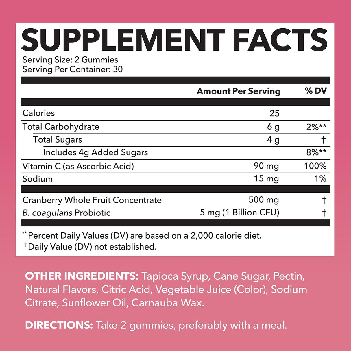 Gomitas de Arándano para Salud Urinaria y Probióticos