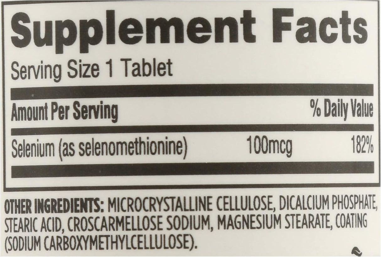 Suplementos Alimenticios de minerales selenio 120 unidades