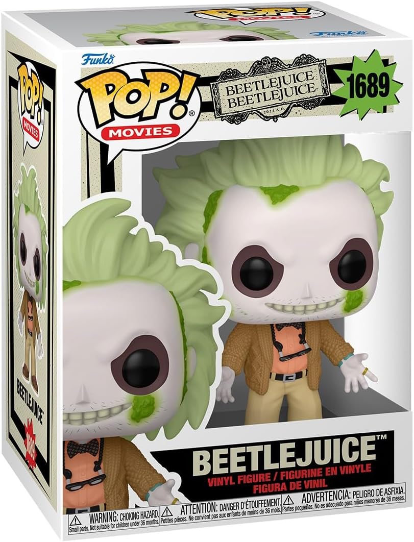 Funko Pop! Beetlejuice - Beetlejuice con Chase (Estilos Varían)