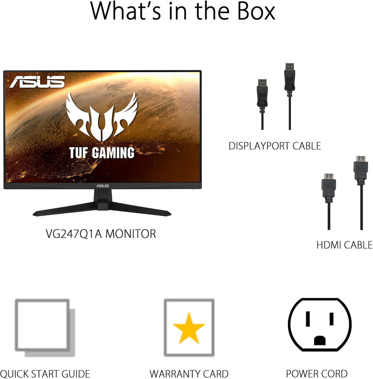 Monitor ASUS TUF Gaming 23.8 165Hz 1ms VG247Q1A