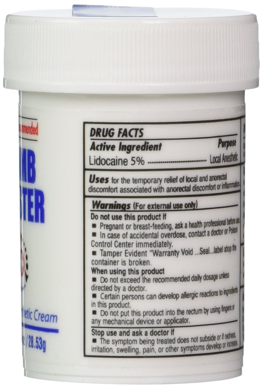 Resolución clínica Crema anestésica tópica Numb Master