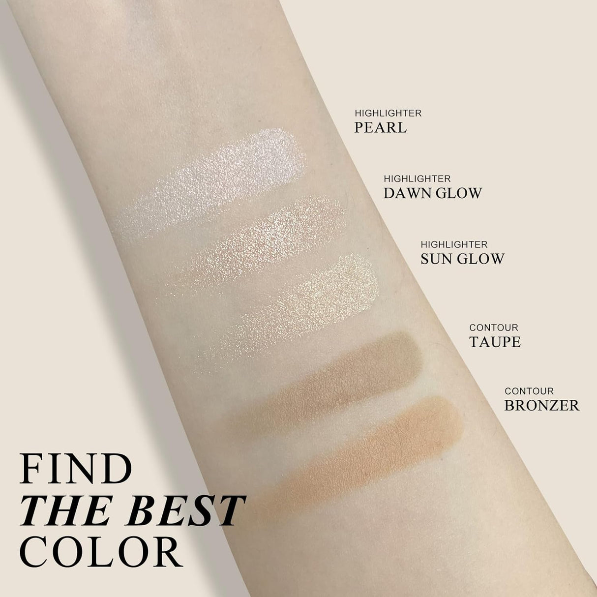 Paleta de Contorno Facial Ultrafina y Mate Multiusos