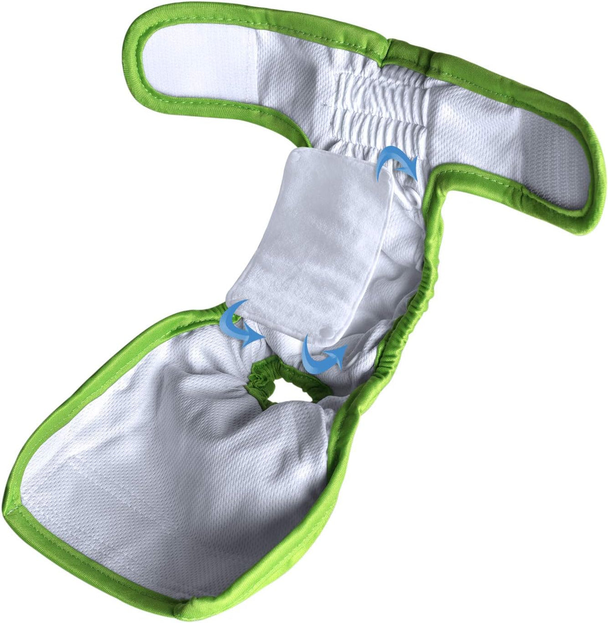 Teamoy Almohadillas de pañales reutilizables para perros hembras (paquete de 6), S