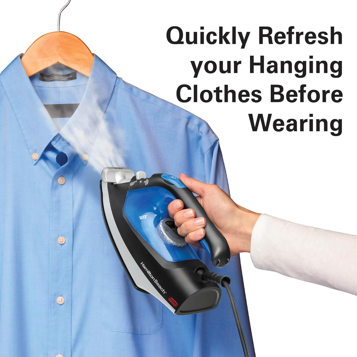 Plancha Vaporizador 2 en 1 para plancha y ropa con boquilla