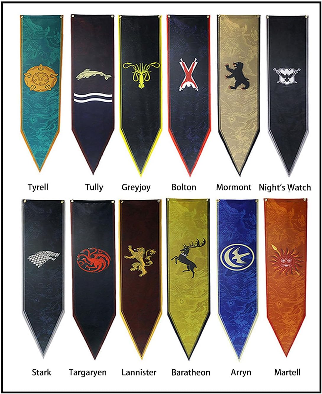 Bandera de jardín Juego de Tronos Casa Greyjoy 150x30CM