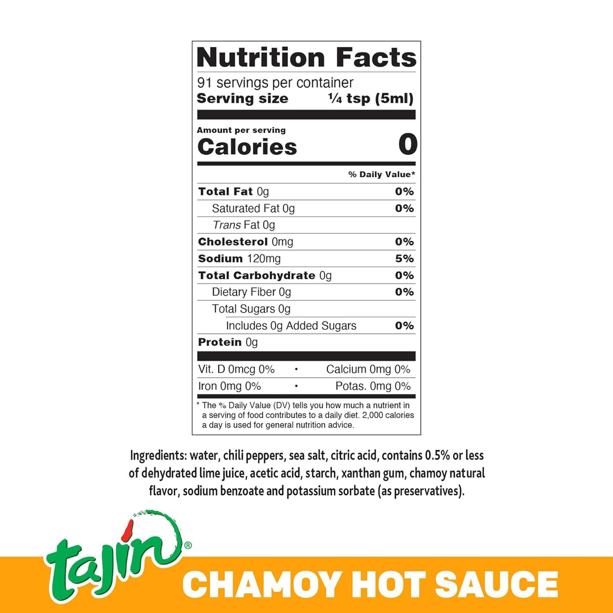Salsa Chamoy Frutal y Salsa Picante Tajín 15.38oz Pack 2