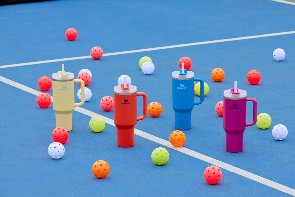 Stanley H2.0 FlowState - Vaso aislado al vacío de acero inoxidable con tapa y popote para agua, té helado o café