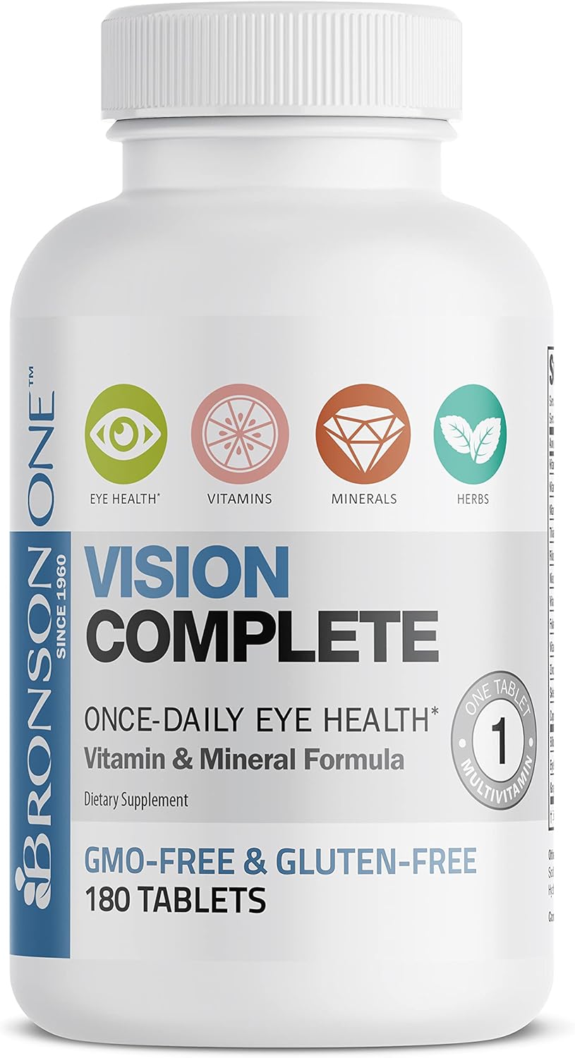 Suplemento multivitamínico para la salud ocular 180 tabletas