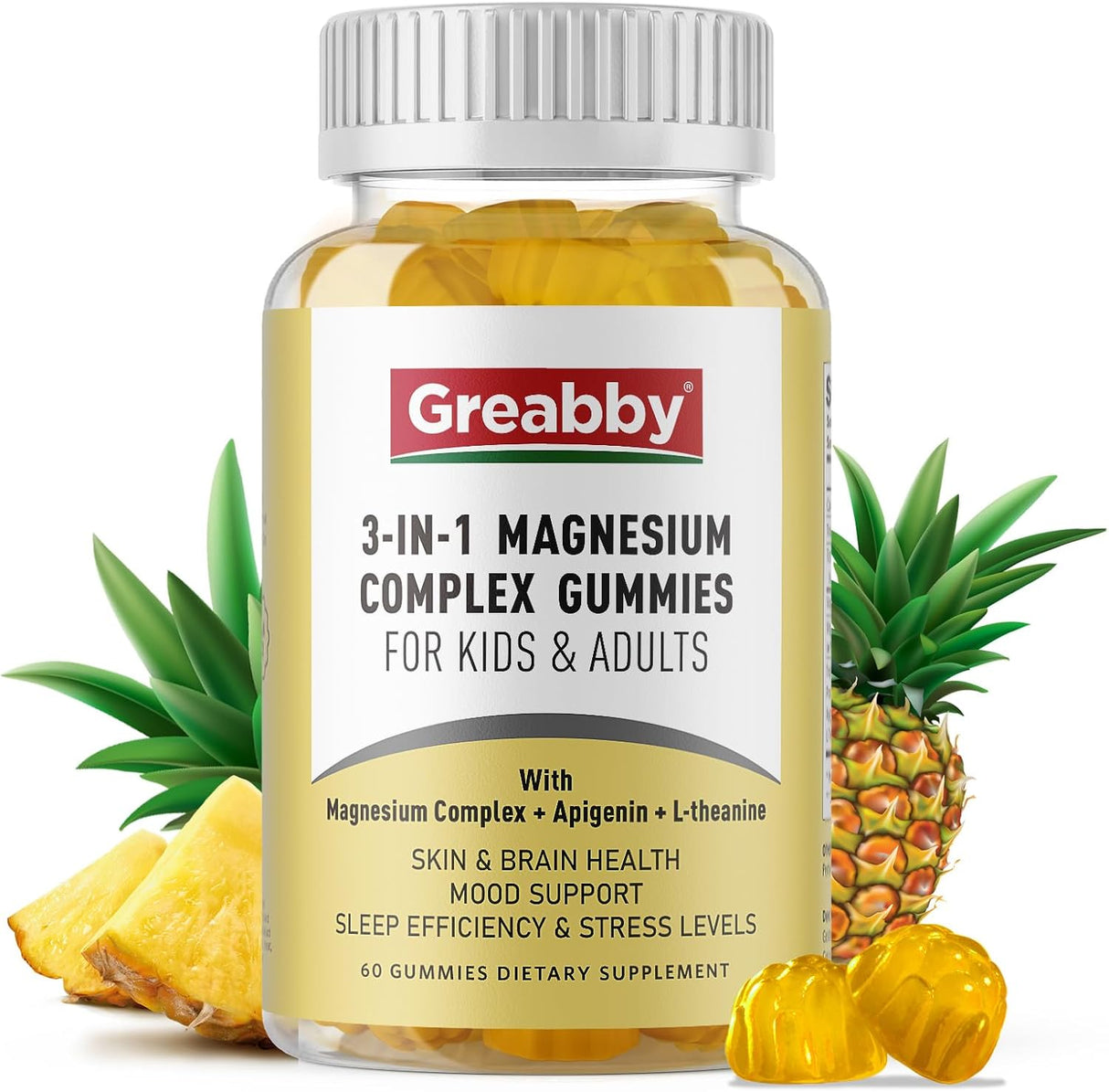 Suplementos de glicinato de magnesio para adultos y niños