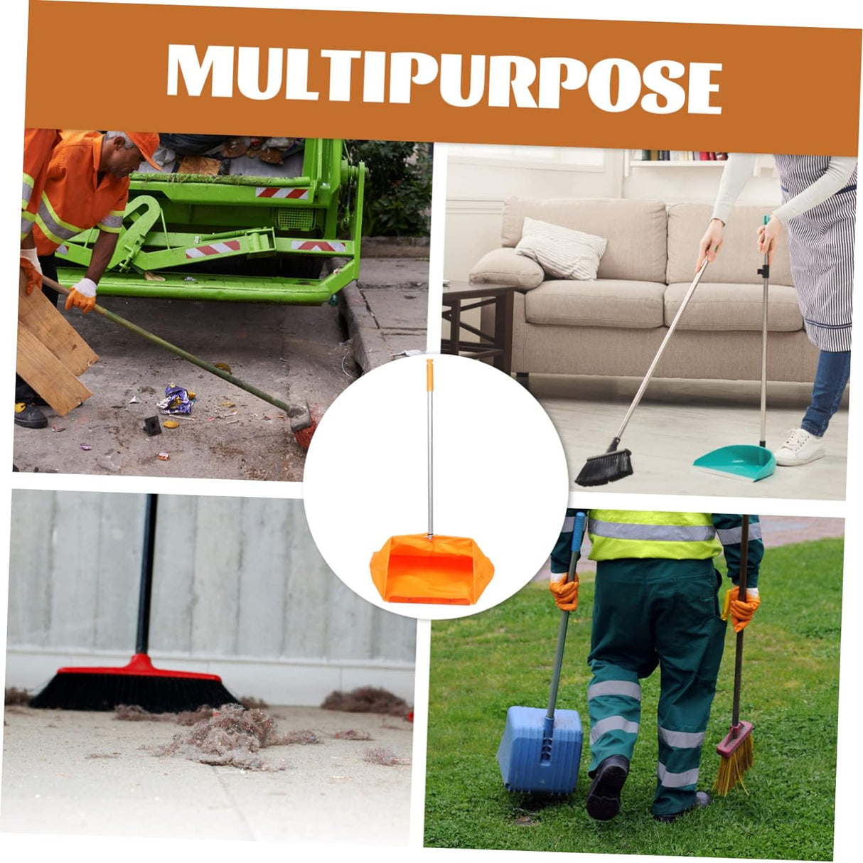 Agarrador Bote de basura Bolsas de basura Sanitationman Herramienta Abrazadera de basura, recogedor de basura, recogida de basura, recogedor de basura, recogedor de basura, mango de bolsa de