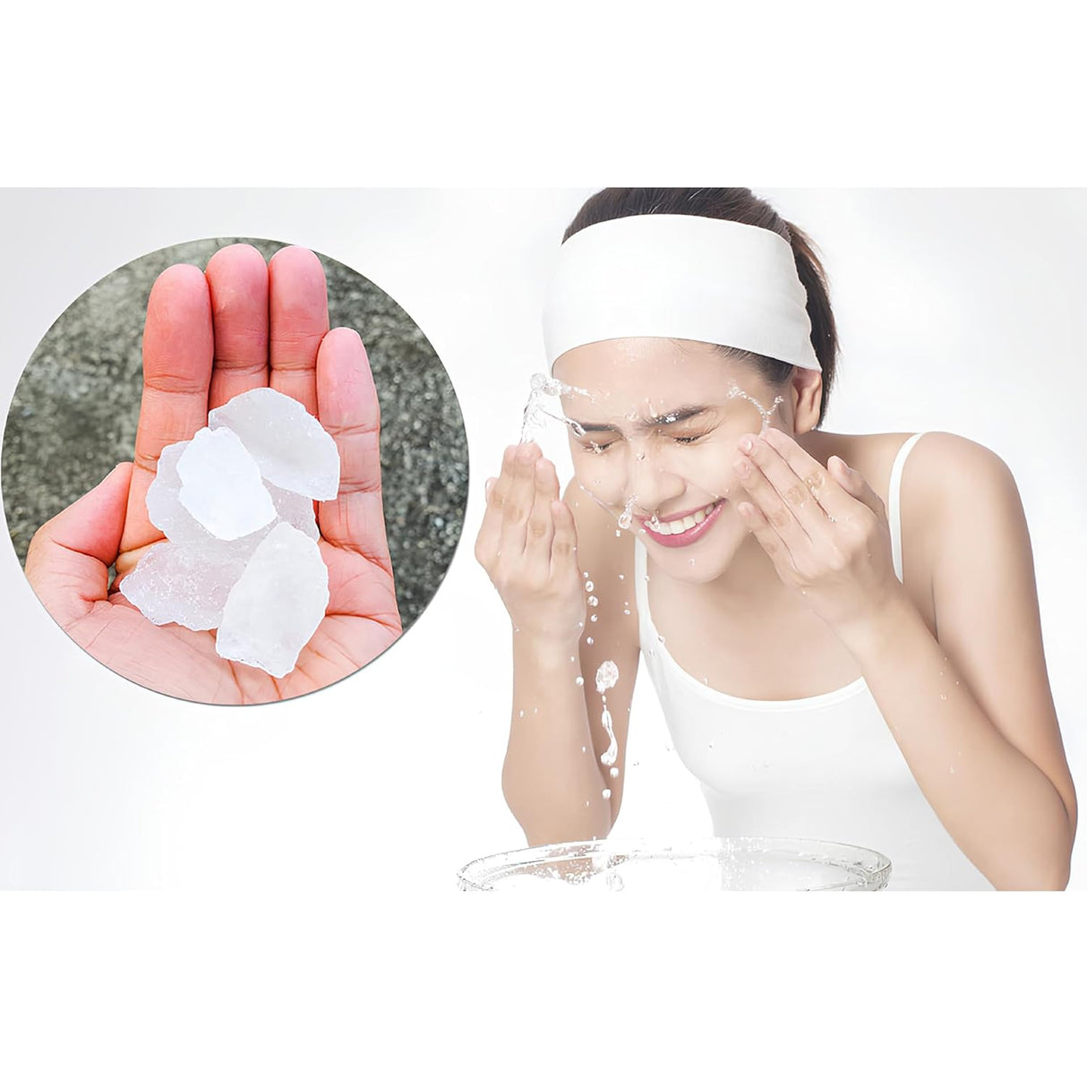 Polvo de Alumbre Purificado 100% Natural - Sin Aditivos