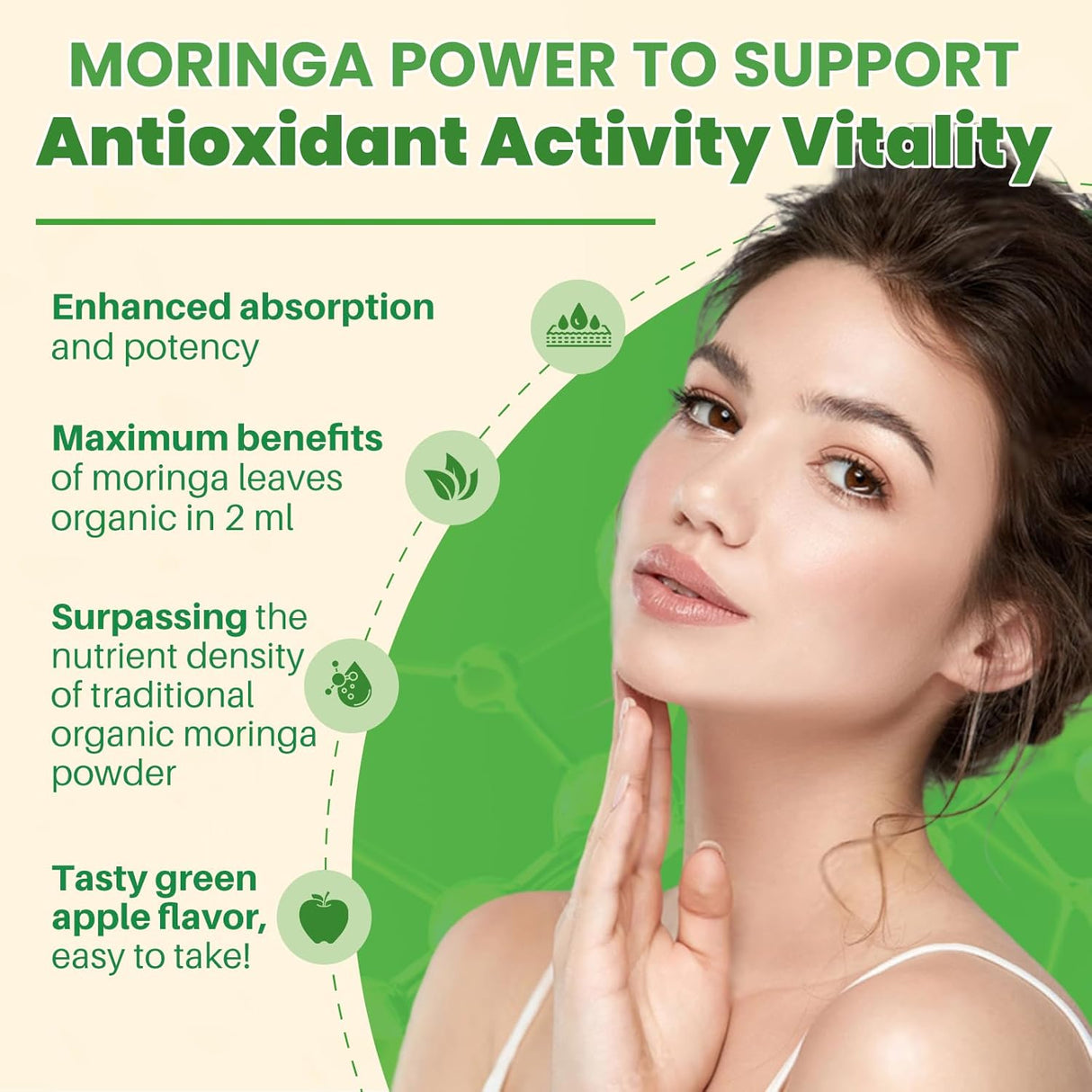 Extracto Líquido de Moringa, Moringa Plus, 1000 mg con Cúrcuma, Zinc y Vitamina C, 2 oz