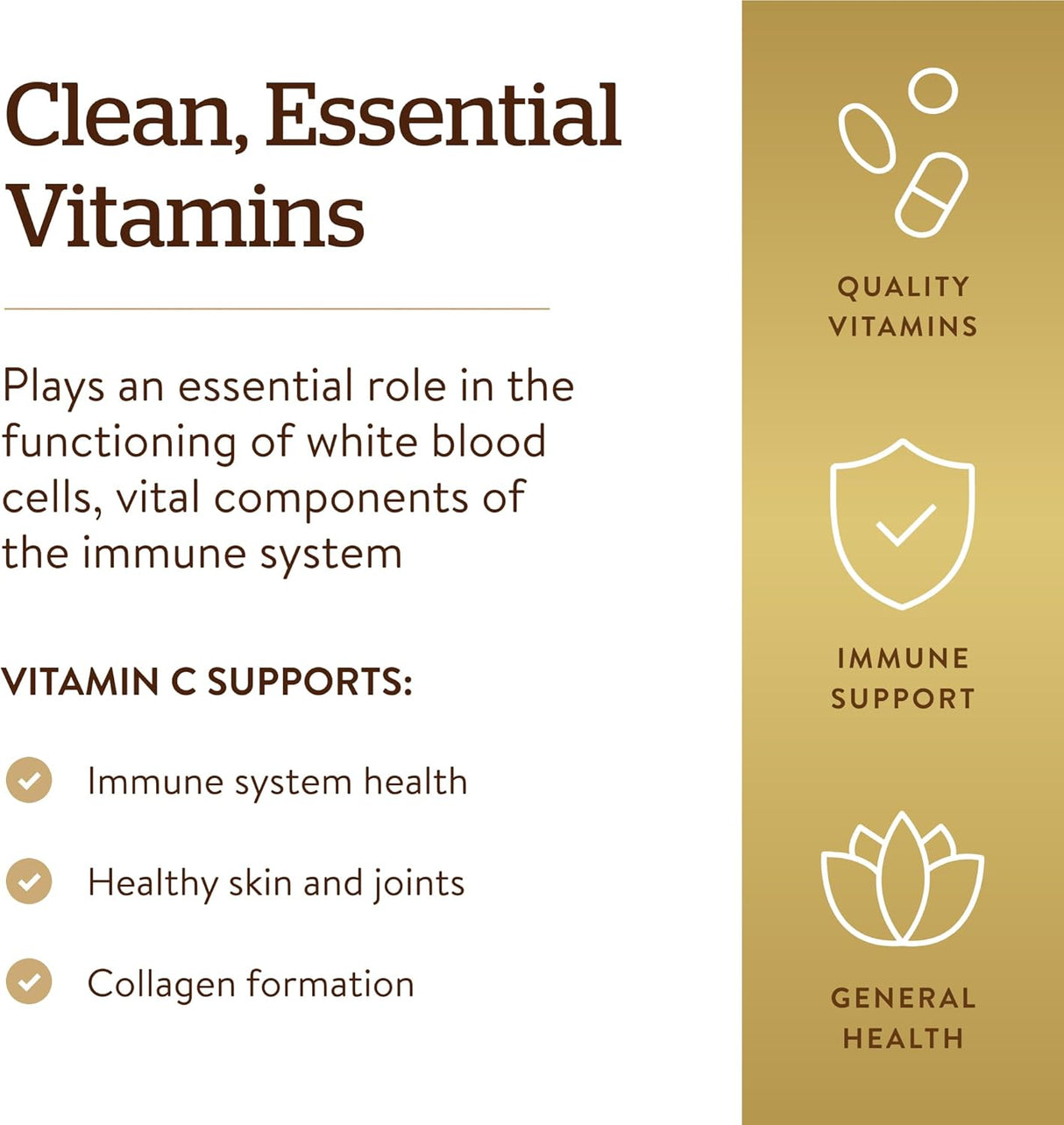 Solgar Vitamina C 1000 mg, 250 Cápsulas Vegetales, Antioxidante