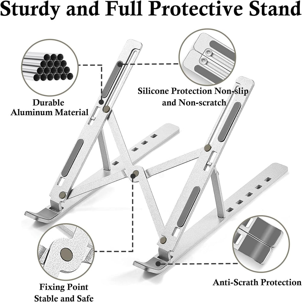 Soporte portátil para computadora de escritorio ajustable