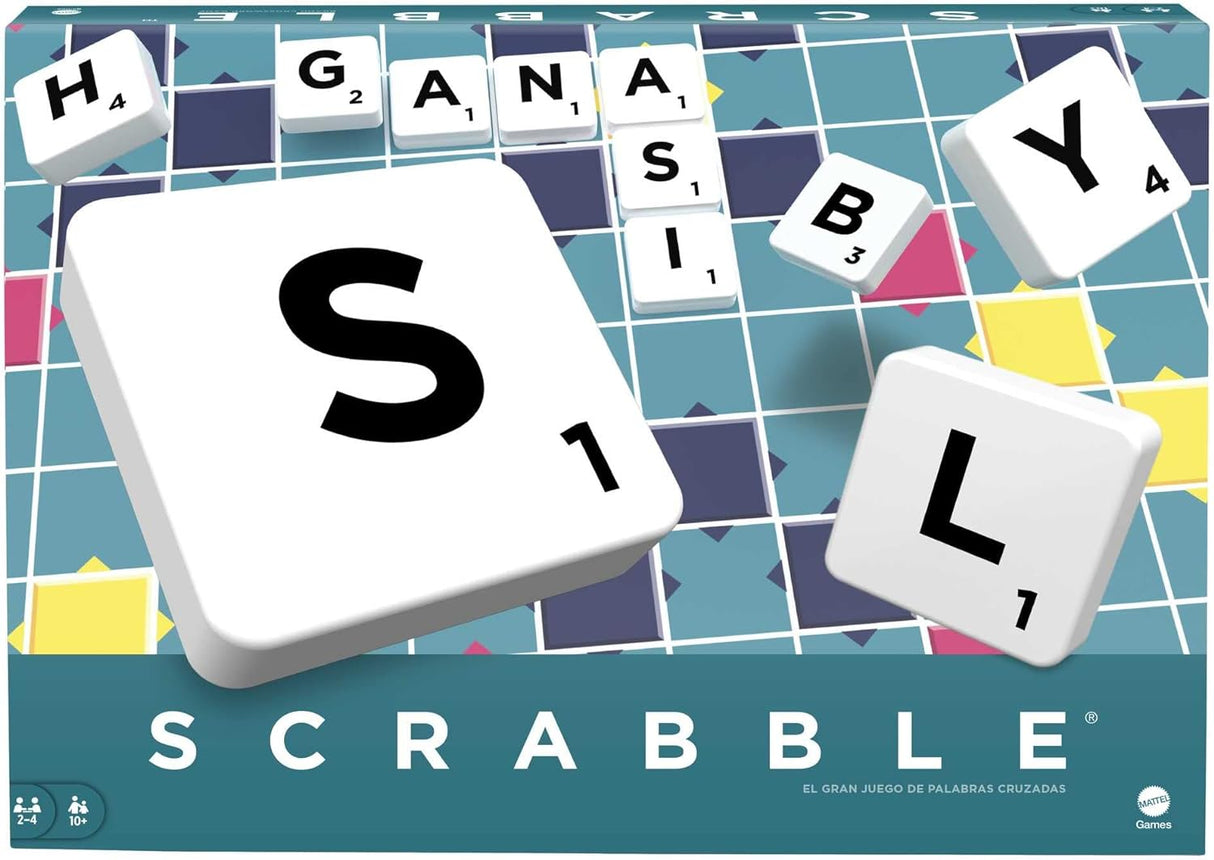 Scrabble Original en Español de Mattel - Juego de Mesa 36.8x26.7 cm