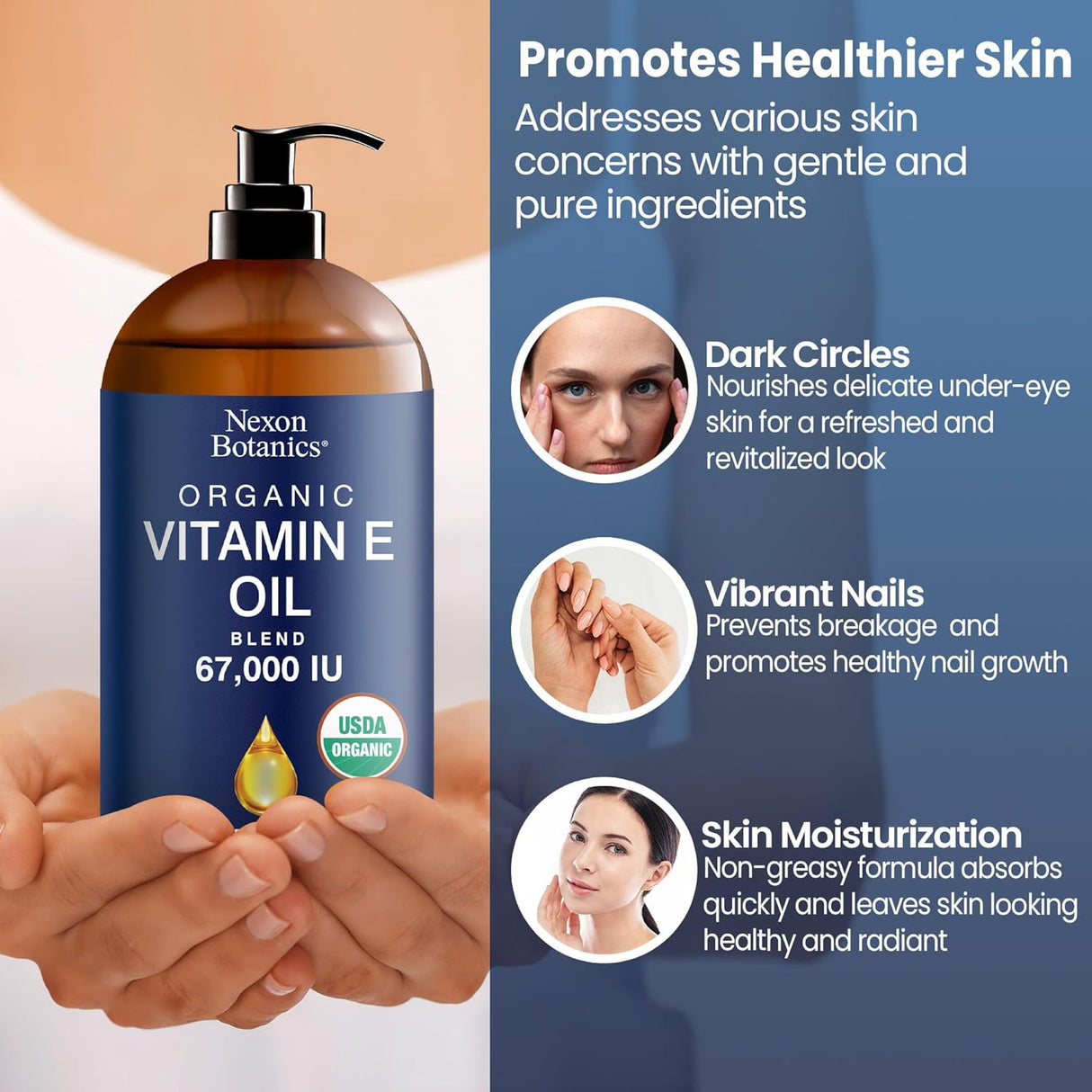 Aceite de Vitamina E Orgánico para Piel y Cicatrices