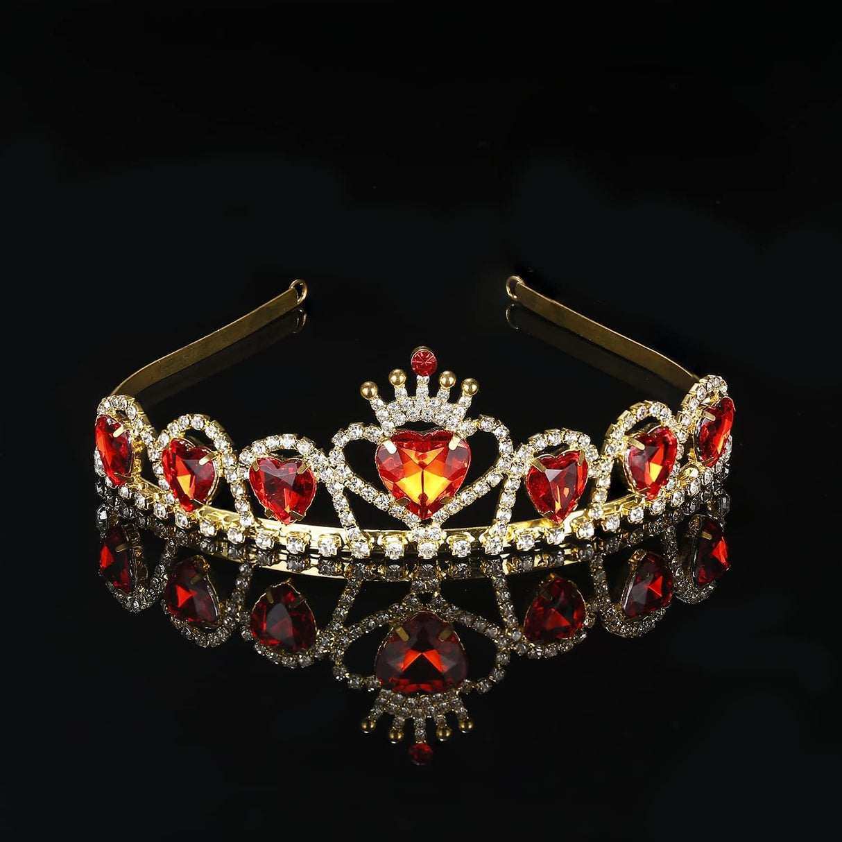 collar y Tiara de corazón rojo Descendientes 3