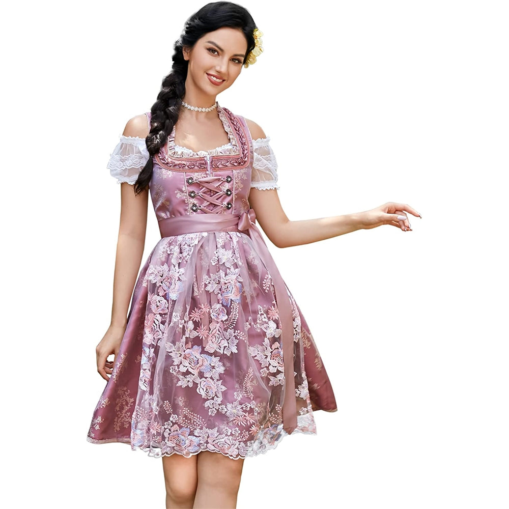Disfraces Vestido para mujer Oktoberfest talla M rosado