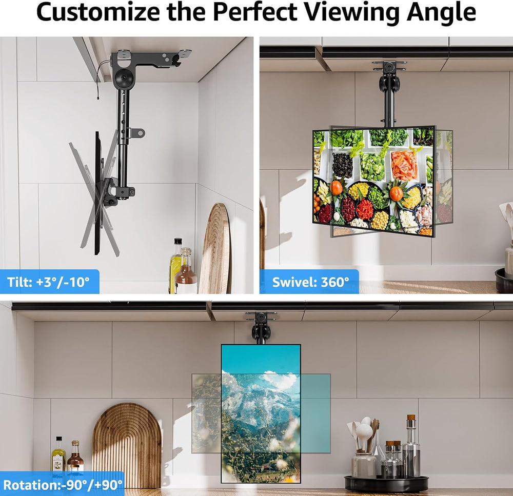 Soporte de TV Plegable MOUNTUP, Ajustable, VESA 75x75, MU0049