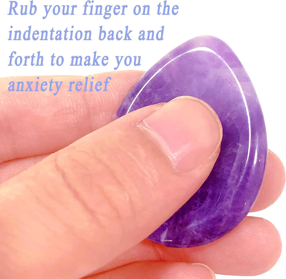 3 piedras de preocupación para el pulgar para la ansiedad