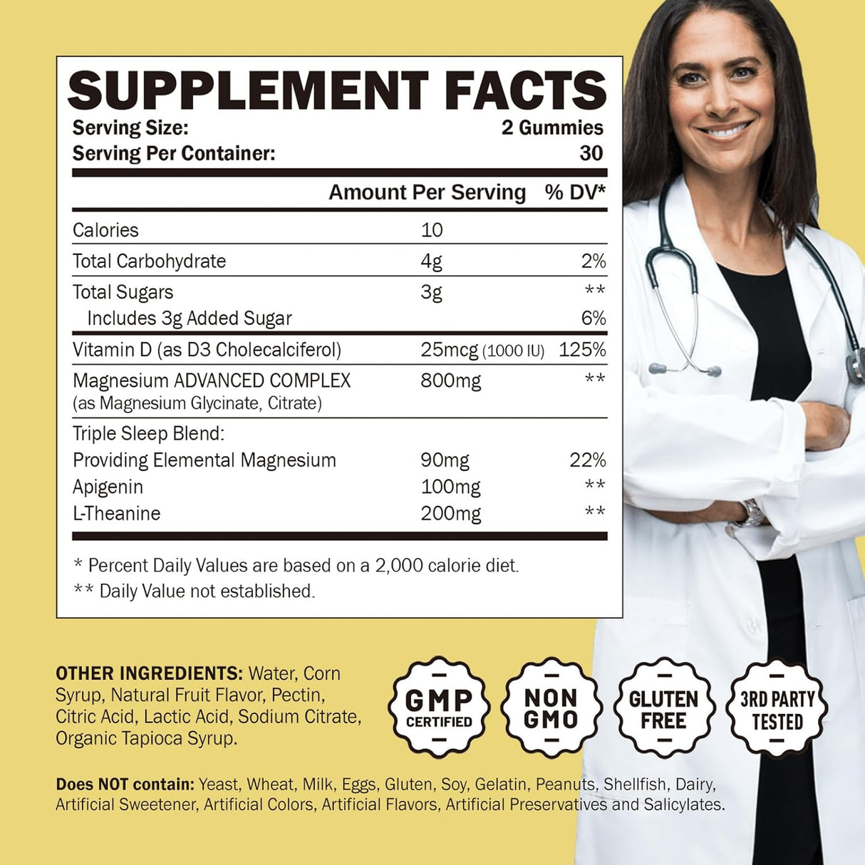 Suplementos de glicinato de magnesio para adultos y niños