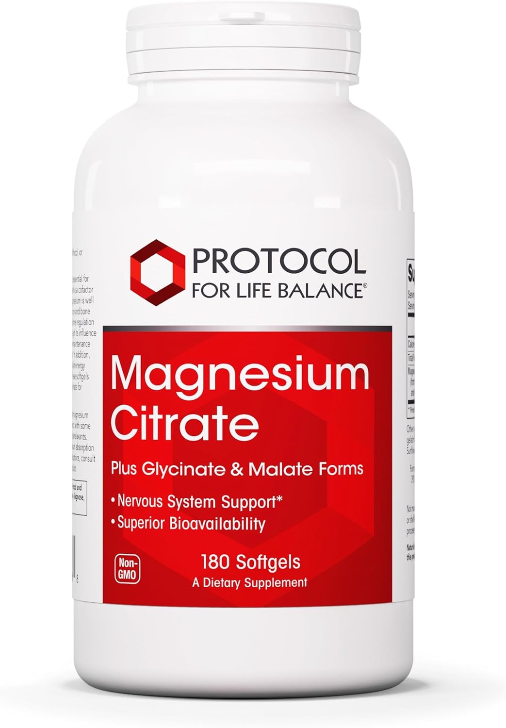 Protocolo Vida Equilibrada Magnesio Citrato Plus 180 Softgels