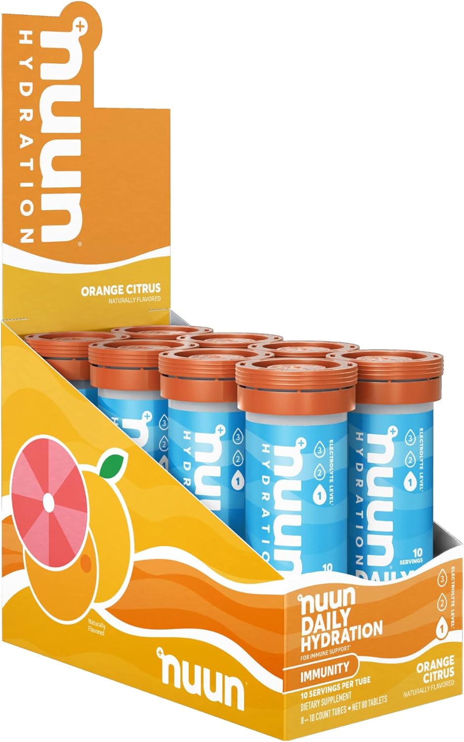 Suplemento Nuun Immunity Pastillas electrolitos antioxidante