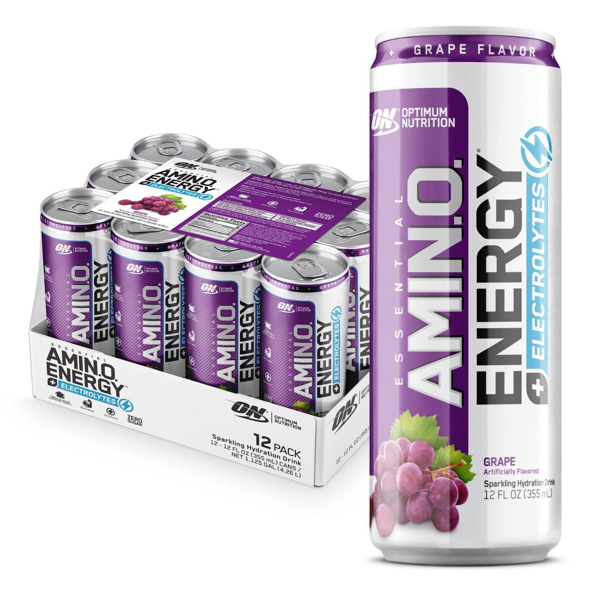 Suplemento Bebida Amino Energy Plus Electrolytes 12und uva