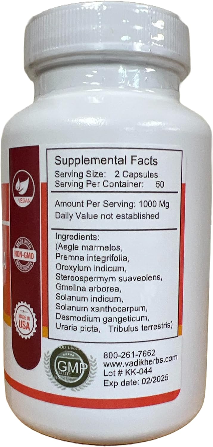 Dashmoola - Suplemento Herbal en Vegicaps