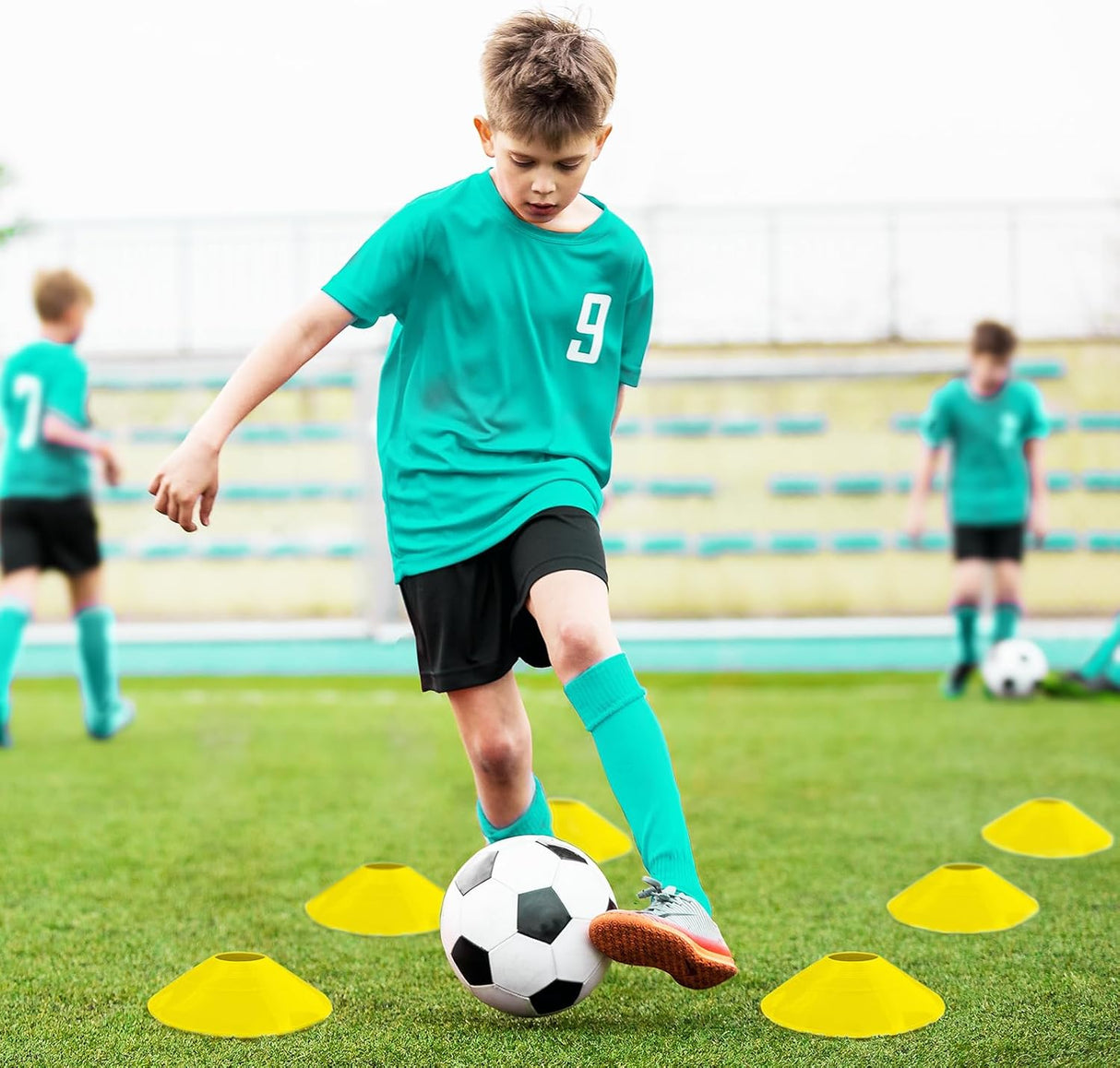 Porteria de futbol portatil para patio o exteriores