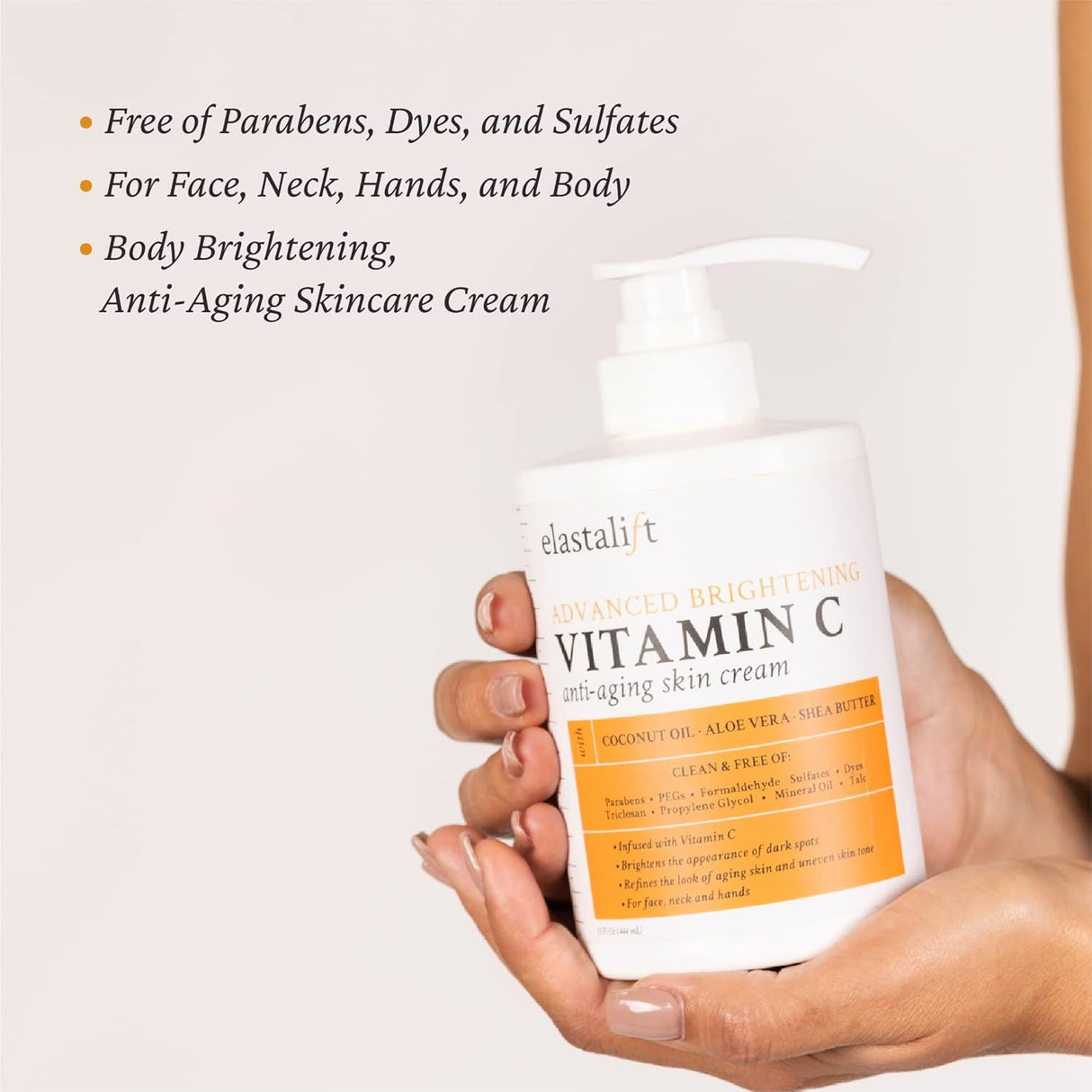 Crema iluminadora con vitamina C Elastalift
